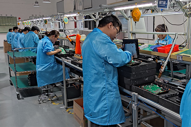 車載平板電腦生產車間